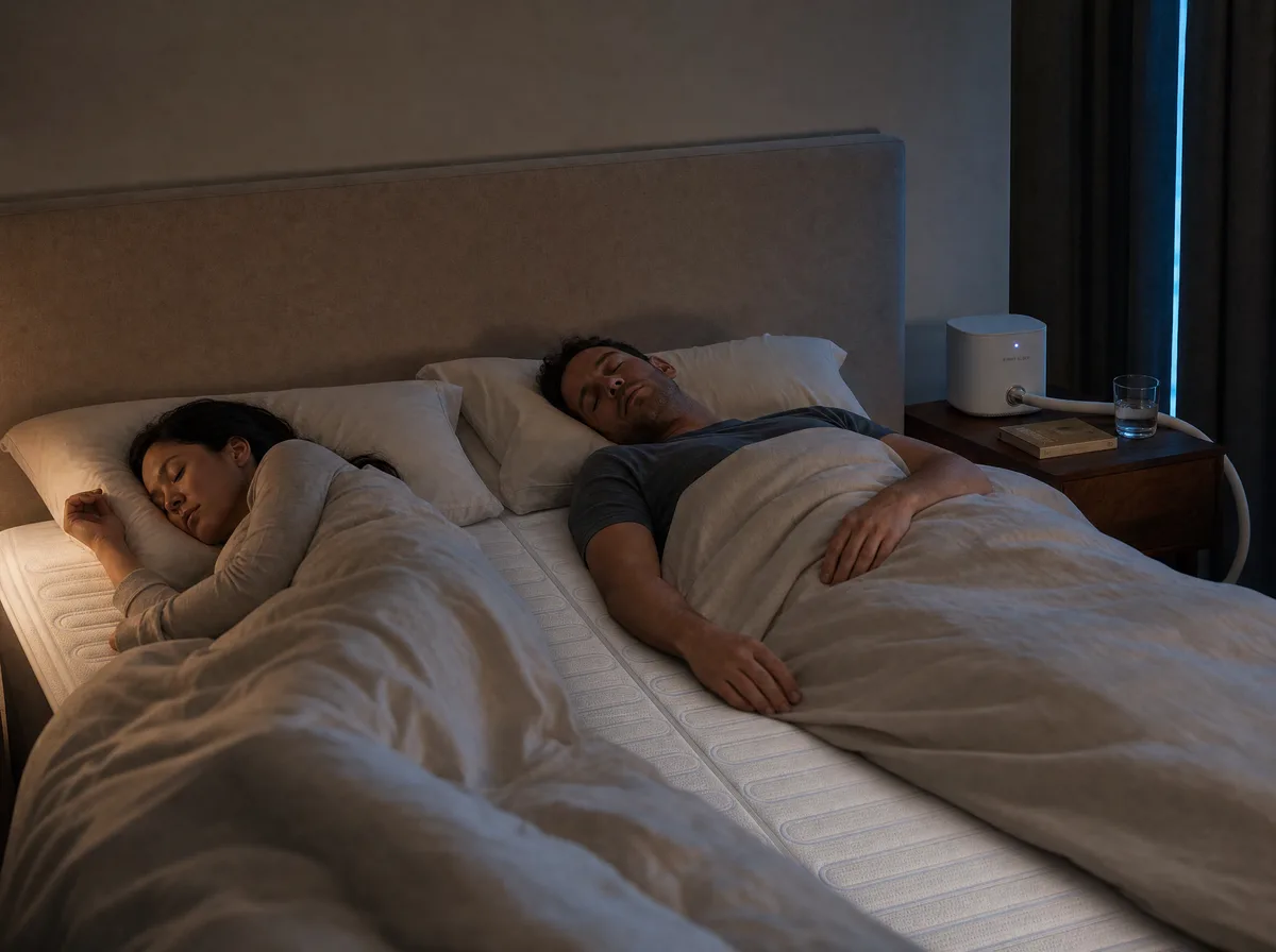 Couples who run hot and cold