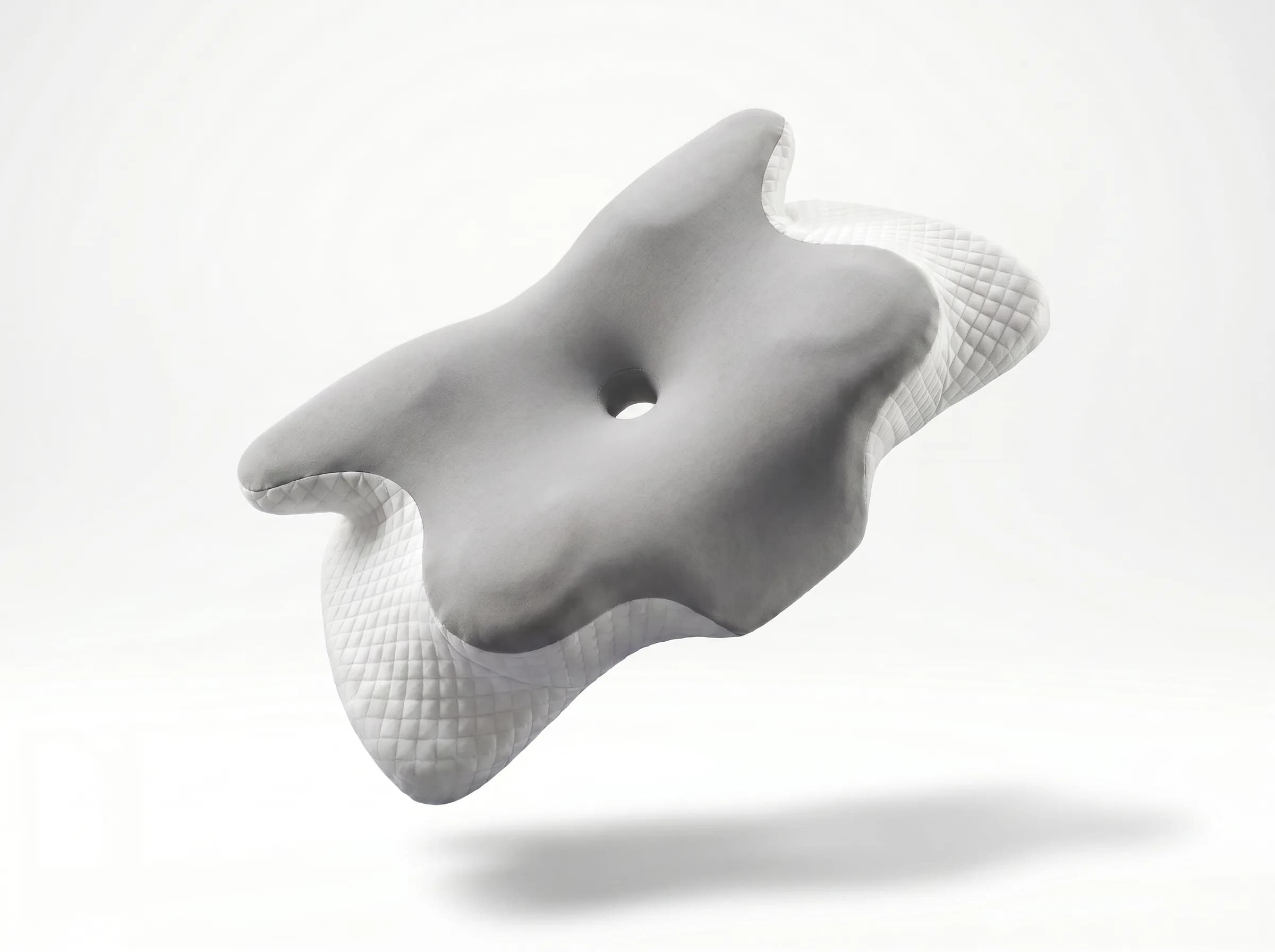 The Sleepr Ergo pillow shape detail